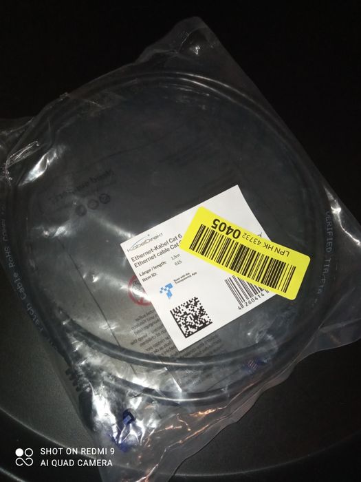 Kabel sieciowy lan krosowy Ethernet