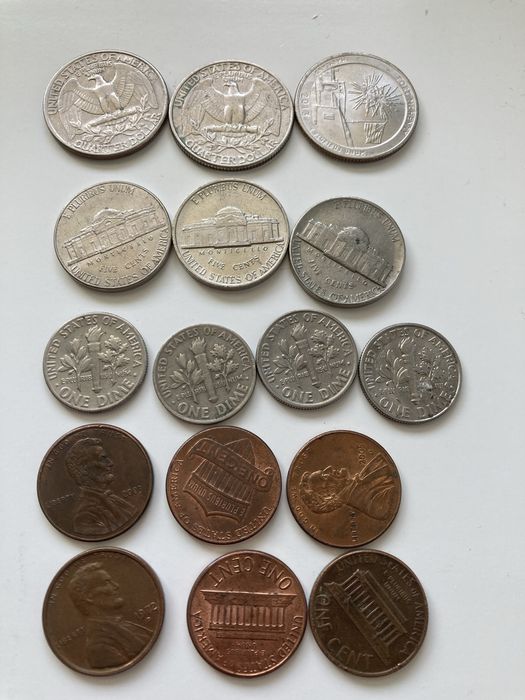 USA coins монети США