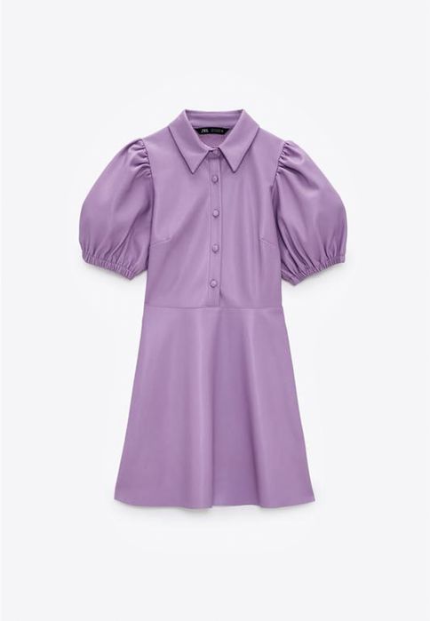 Сукня з еко-шкіри від Zara