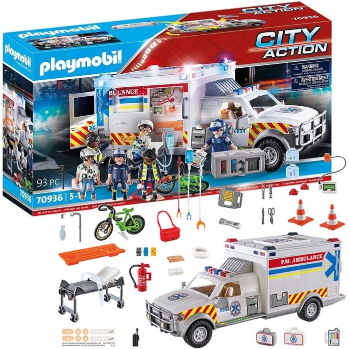 Playmobil City Action 70936 Ambulans pogotowia ratunkowego