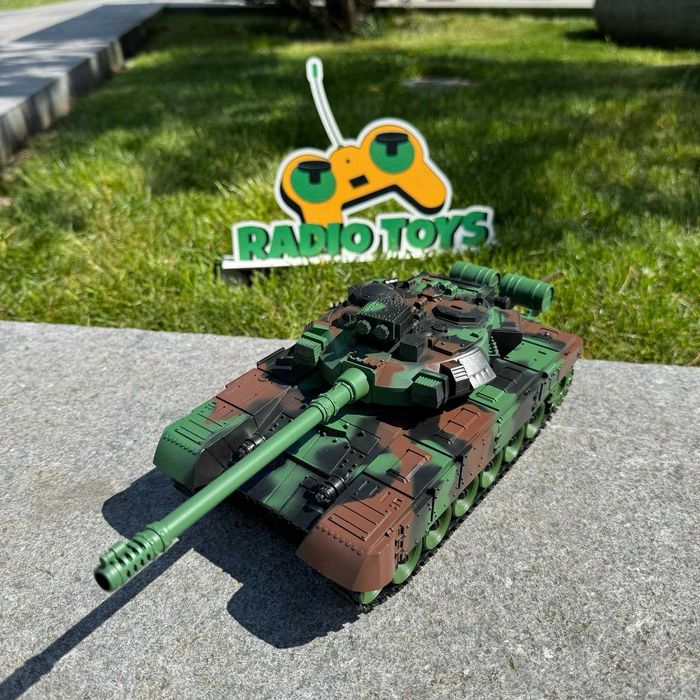 Танк на радиоуправлении Т-84 Зеленый. Машинка на пульте управления