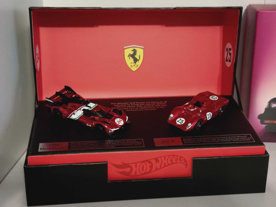Hot Wheels x Ferrari Heritage Set zestaw 1/64 RLC Raciechowice