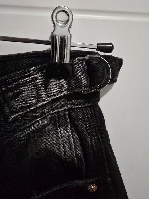 Piękne czarne jeansy BERSHKA  34 jak Nowe