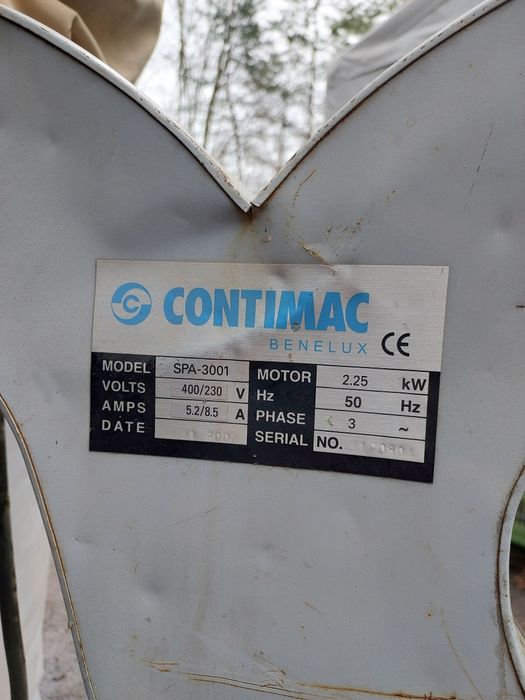 Odciąg do trocin pyłu dwuworkowy CONTIMAC