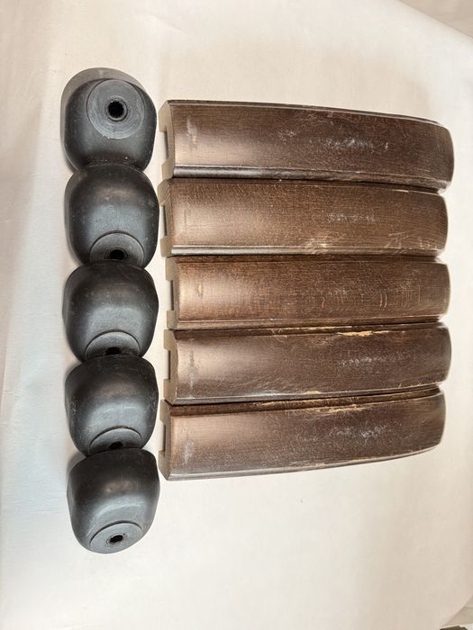 Набір колес і накладок на хлестовину крісла