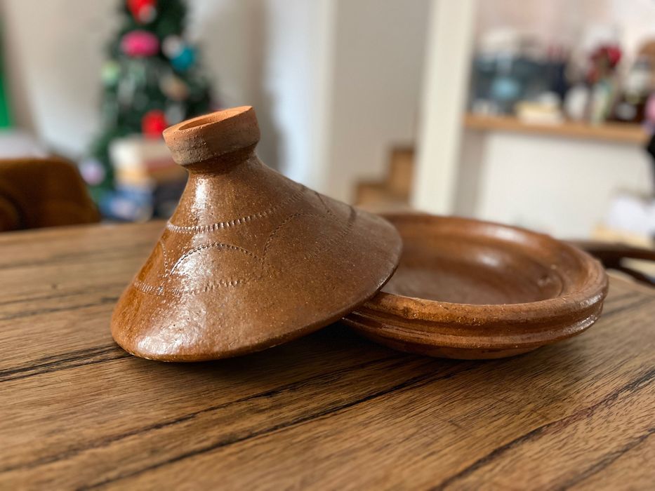 Tajin Marroquino em Barro Artesanal. Novo & original