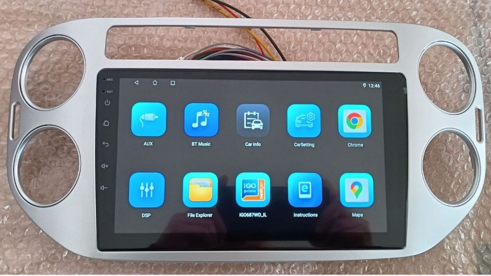 Radio GPS nawigacja 3D kolor KAMERA android VOLKSWAGEN TIGUAN 2007-16