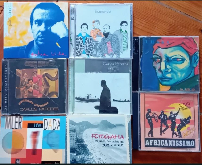 CDs: Jobim, Paredes, Humanos, Lhasa