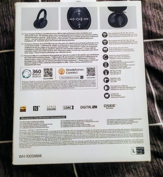 Auscultadores Sony WH-1000XM4