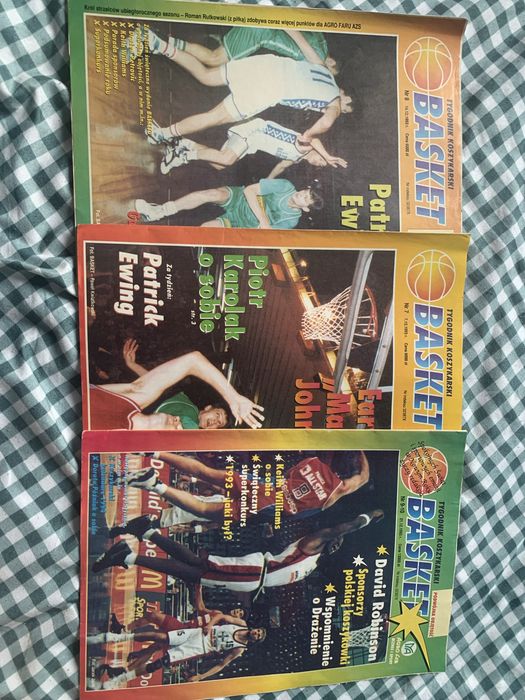 Tygodnik Koszykarski BASKET 1993 – kolekcjonerskie, rzadkie numery