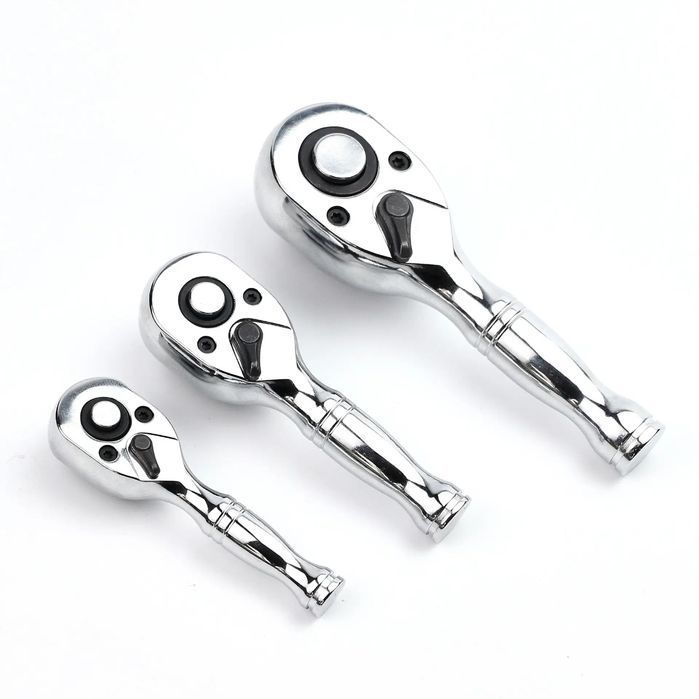 Набор укороченных трещеток набір 3шт тріщоток із короткою ручкою корот