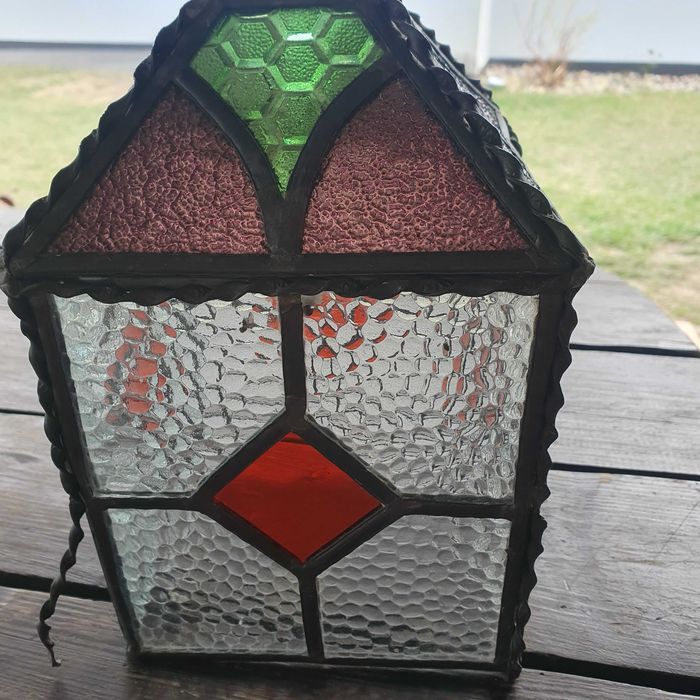 lampa zabytek ołowiana