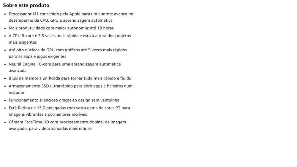 Apple MacBook Air (de 13 polegadas)