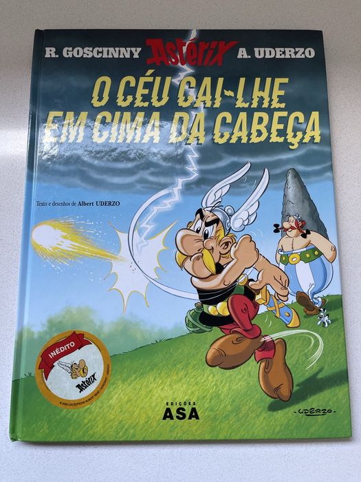 Livro - Asterix - O céu cai-lhe em cima da cabeça