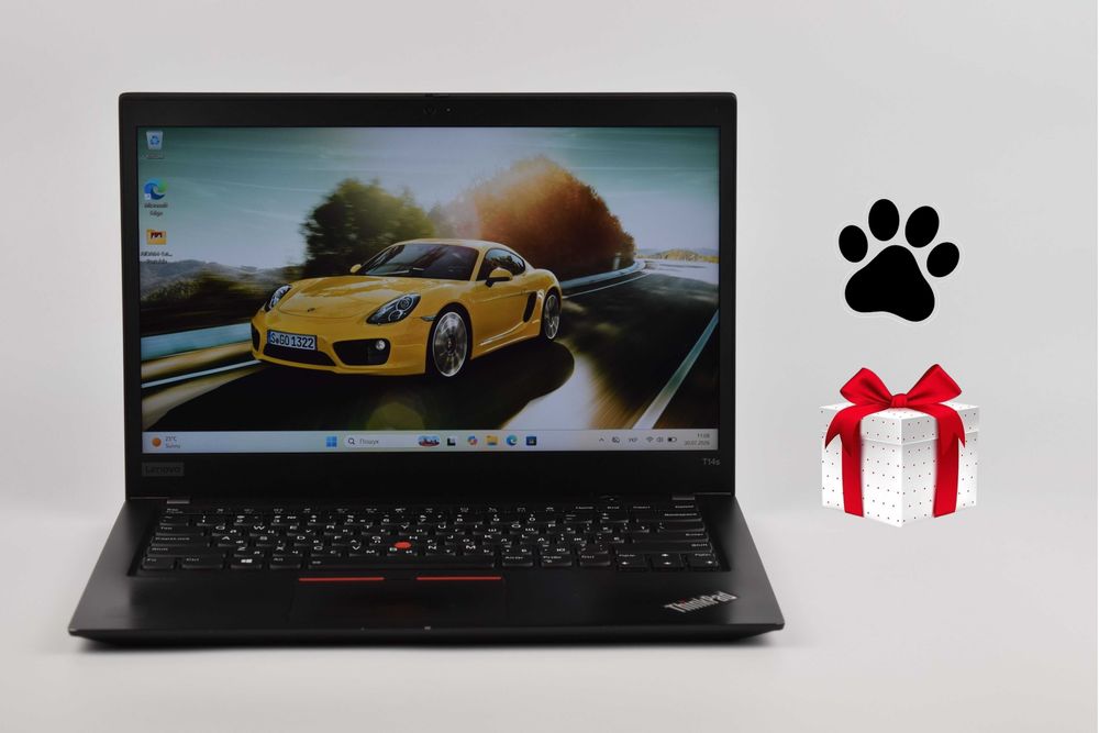 Сенсорний Lenovo ThinkPad T14s G1 i7-10610u 16гб ssd 256/512/1тб 14" IPS FHD Ноутбук