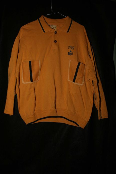 Polo Manga Comprida Amarelo
