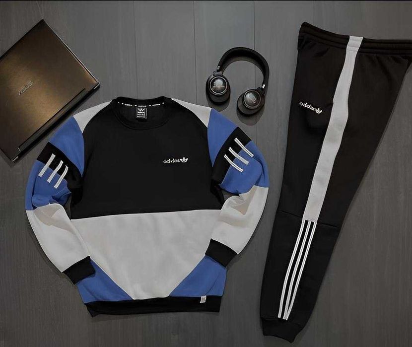 Весняний спортивний костюм Adidas на флісі. Світшот