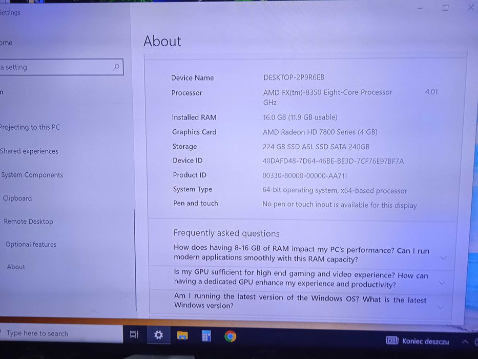 Komputer gamingowy, nowy Windows 11