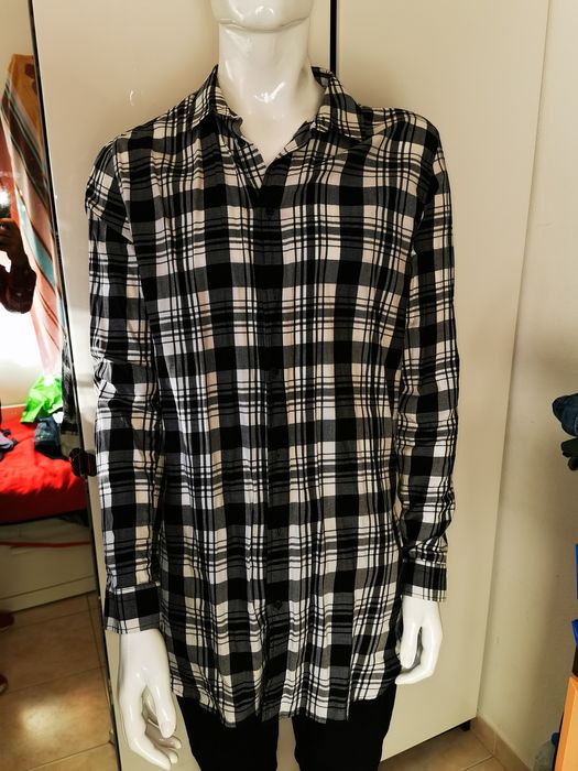 Camisa Comprida Slim Fit Zara Tamanho L