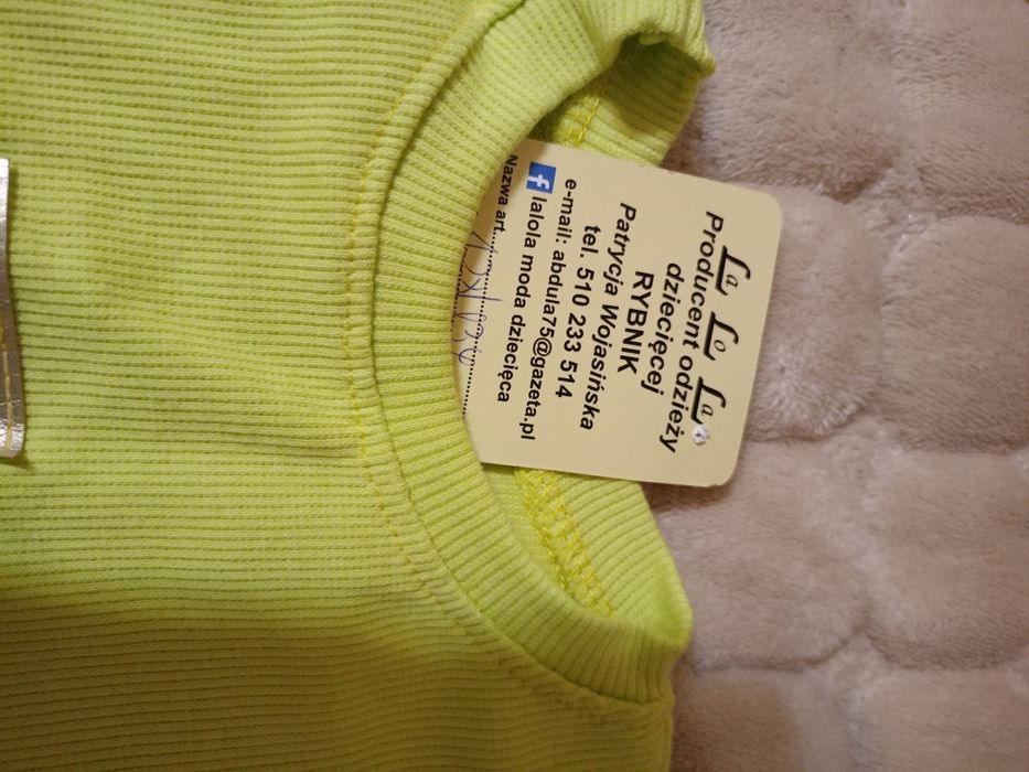 Sukienka prążek tuba 134 nowa