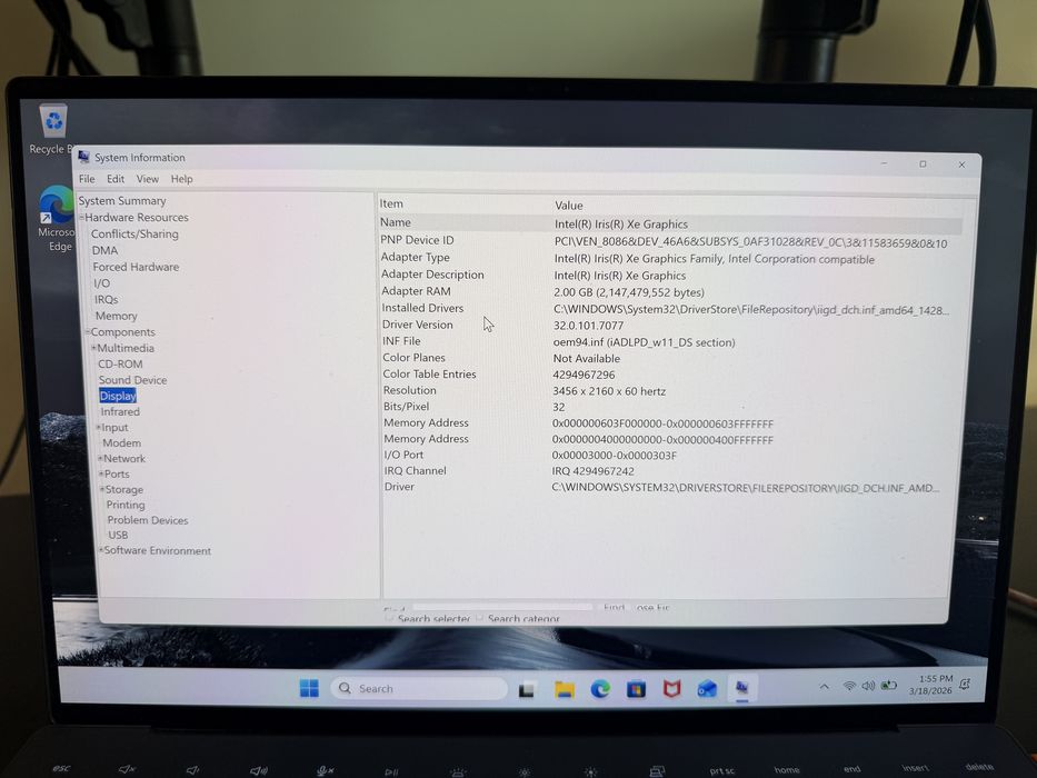 portátil potente Dell XPS 13 32Gb/2TB OLED 4k touchscreen