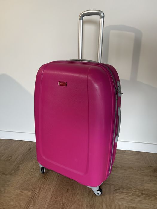 Puccini duża różwa walizka