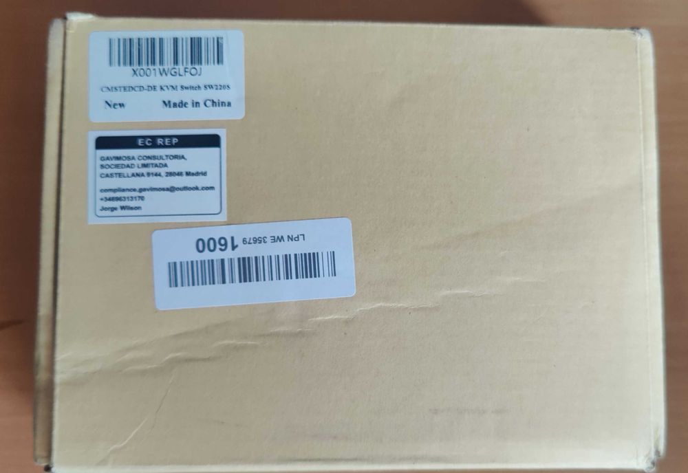 Switch KVM VPFET para 2 PCs + 2 Monitores HDMI — Novo
