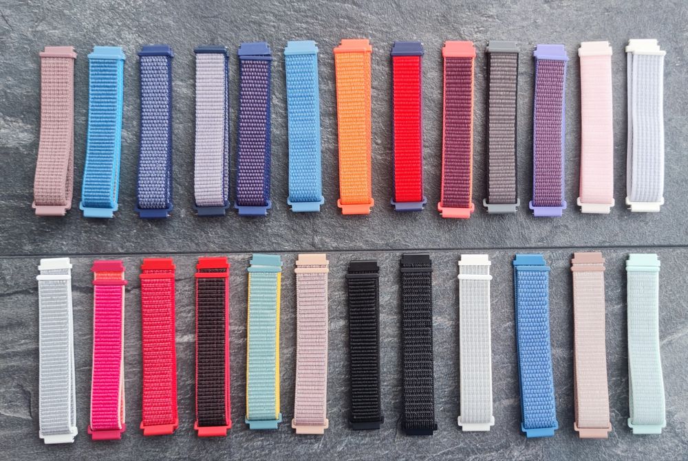 Спортивные ремешки на Samsung,Amazfit GTS,bip Garmin, Huawei 20мм 22mm