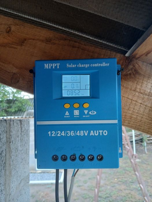 Контролер заряду акумулятора MPPT 120A 12/24/36/48V для сонячних панелей