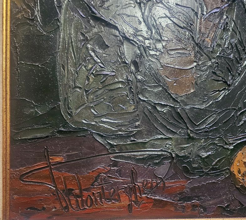 Martwa natura obraz sygnowany na płótnie 105x90  #1482 Stylowy Węgrów