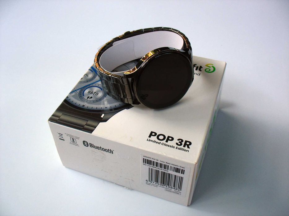 Smart годинник Amazfit POP 3R, Color: Black (Metallic Strap)