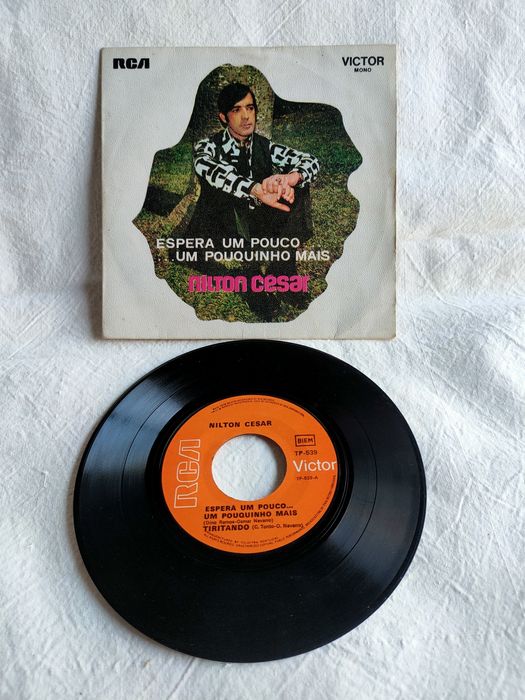 Disco Vinil Single - Espera um pouco um pouquinho mais