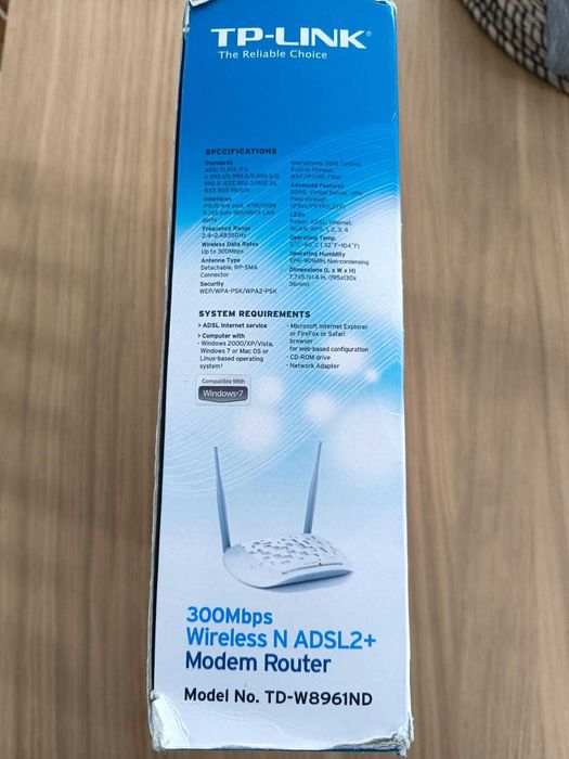 Modem Roteador Wireless - Tp-Link