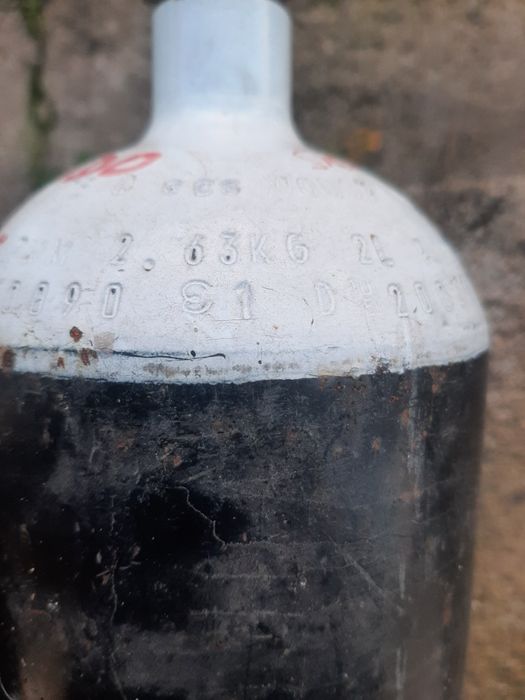 Garrafas de ar comprimido