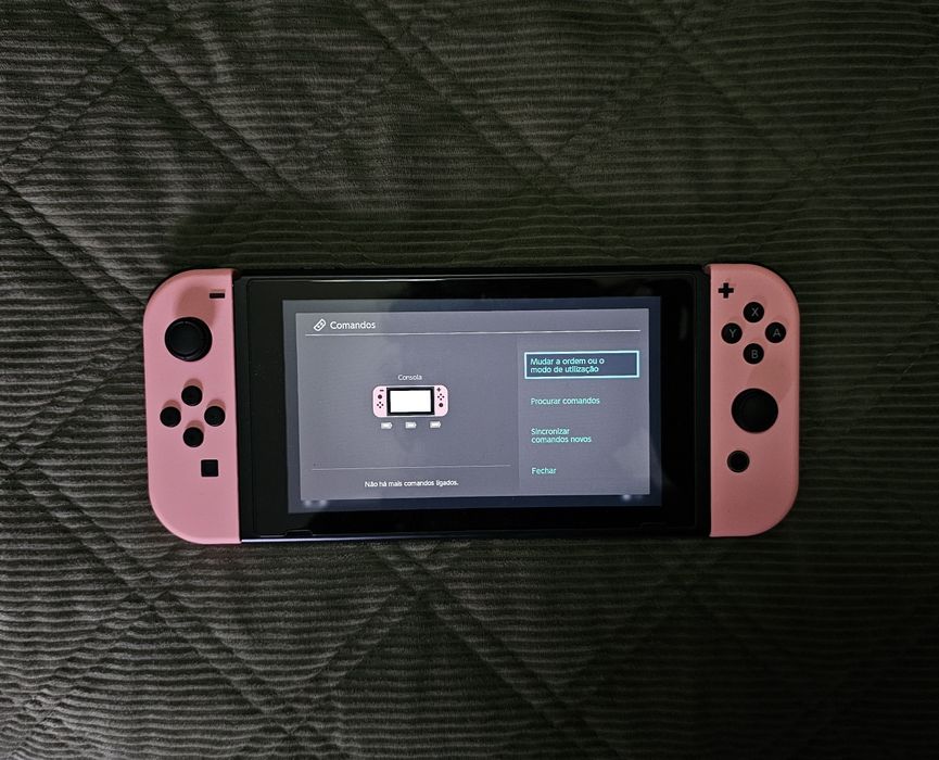 Nintendo Switch Comandos Rosa