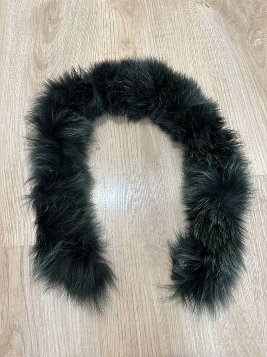 Kołnierz futrzany z lisa, futro naturalne lis