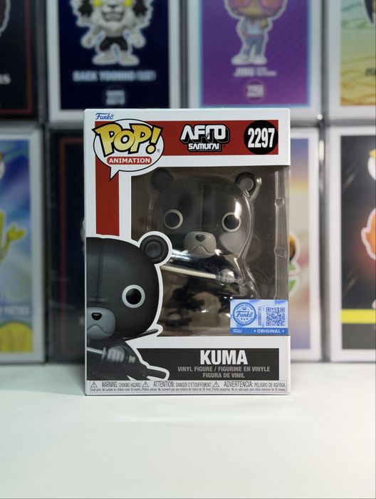 Оригінальна колекційна фігурка Funko Pop 2297 Kuma Кума Afro Samurai Афросамурай Ексклюзив Фанко Поп Статуетка Аніме Подарунок Іграшка