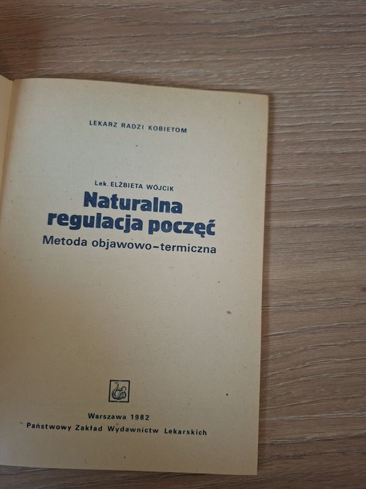 Naturalna regulacja poczec. Elżbieta Wójcik