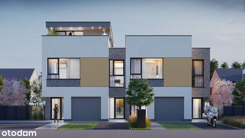 Dwupoziomowy apartament o powierzchni 62 m² ze 133 metrowym ogrodem