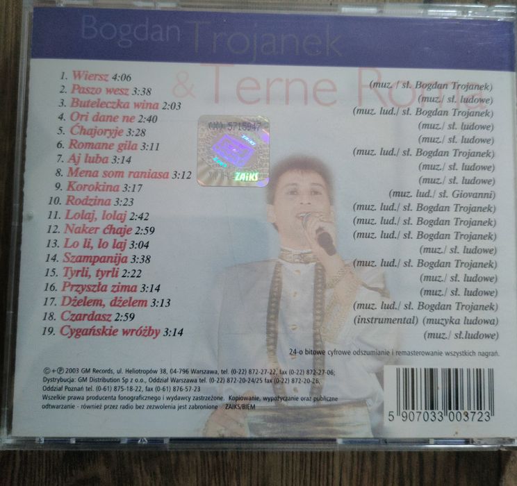 Płyta CD B.Trojanek&Terne Roma