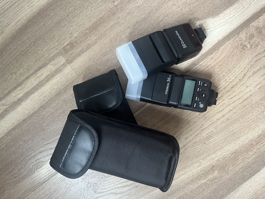 2 lampy błyskowe Quadralite Stroboss 36S (Sony)