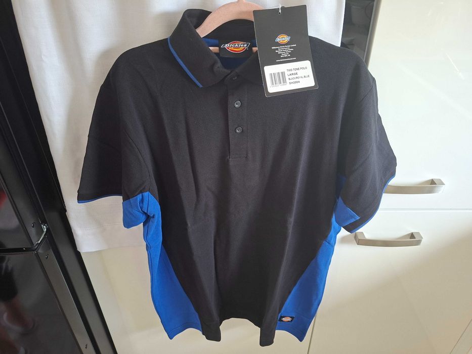 Dickies Koszulka polo Męska koszulka polo rozmiar L 100% bawełna