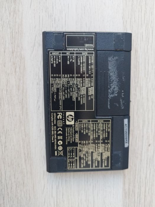 Calculadora Financeira HP 12C - com capa e pilhas novas