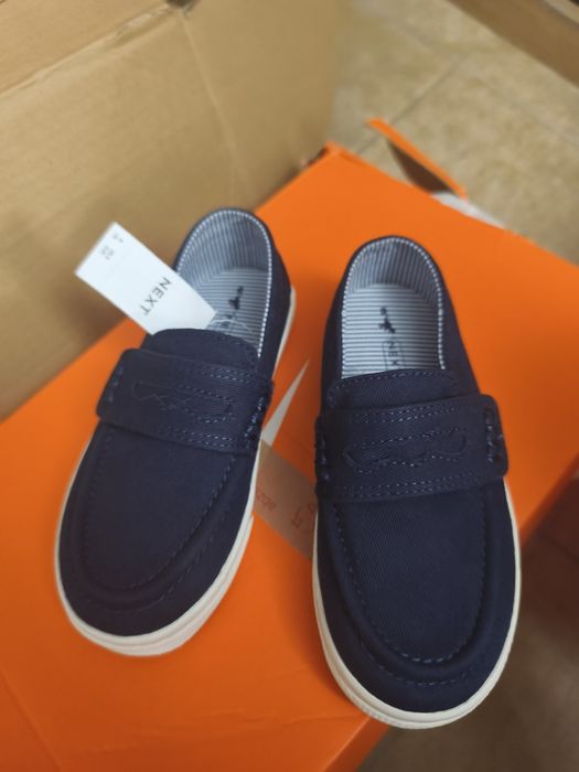 Nowe mokasyny next dla chłopca 25,5 z metką