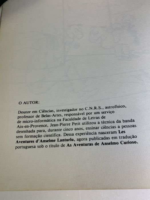 As Aventuras de Anselmo Curioso BD