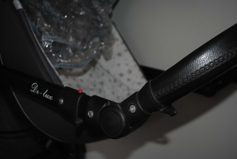 Компл. для новонародженого коляска люлька Baby Pram De Luxe ліжечко з матрациком