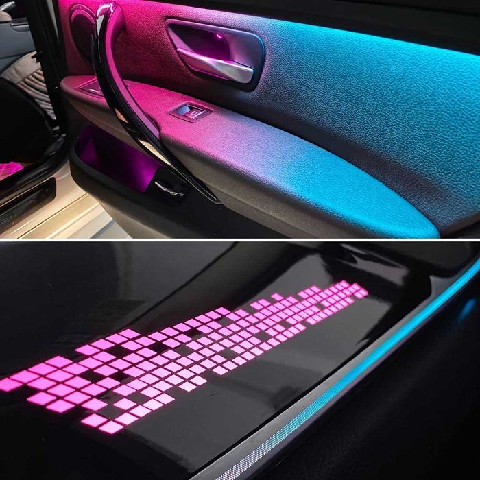 Динамическая модельная подсветка салона BMW F30 (13-19) 20 предметов