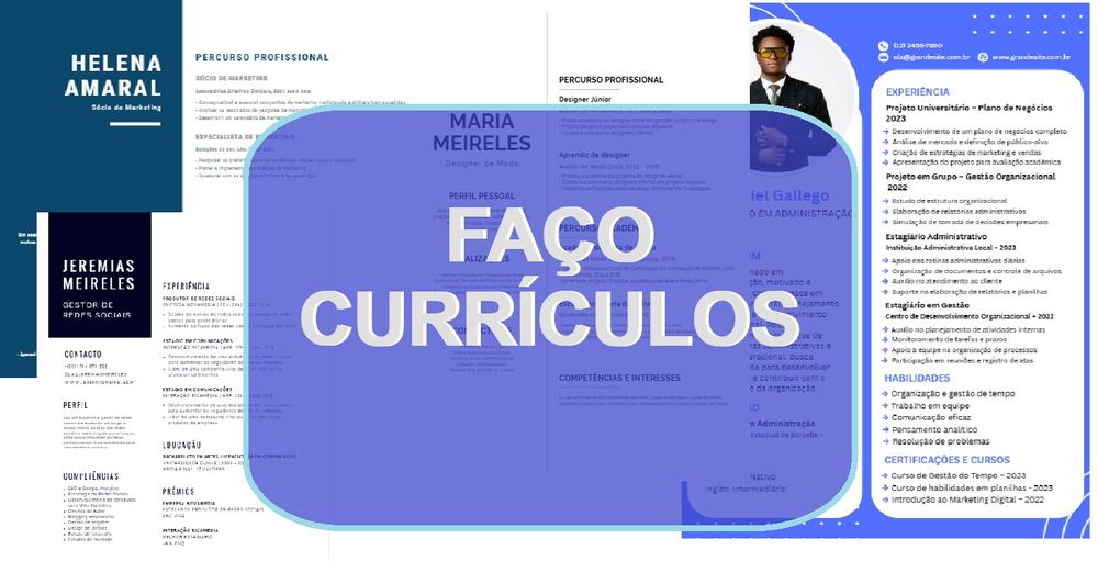 Faço Currículos Profissionais