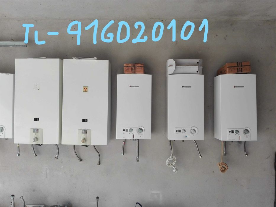 Esquentador a  Pilhas e Ventilados