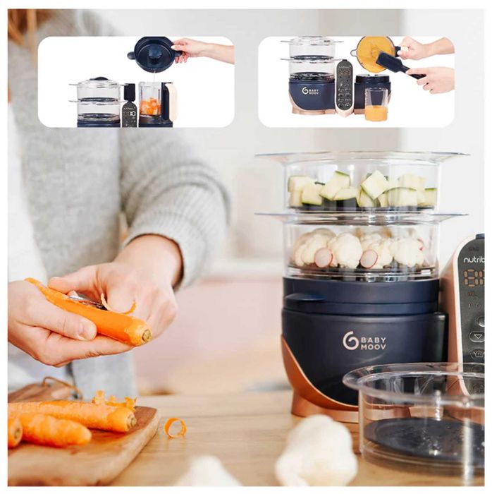 BABYMOOV Robot Cozinha Multifunções 5-em-1 Nutrybaby + XL